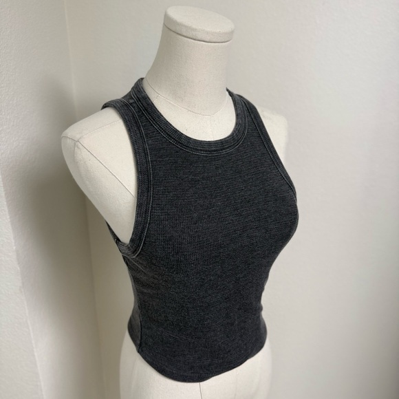 NWT Forever 21 Black Dark Gray Black Tank Top Women’s Size Small - Picture 4 of 8